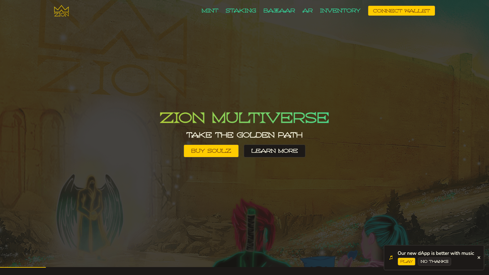 Screenshot of ZION Multiverse